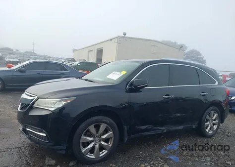2015 Acura Mdx Advance Pkg W/Entertainment Pkg from USA, damaged, VIN 5FRYD4H83FB030546